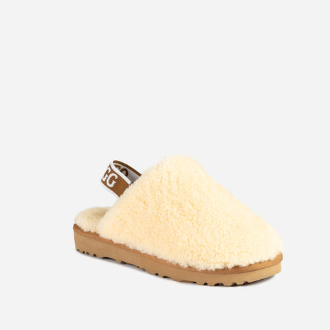 UGG AUTUMN FLUFF SLIDE (ELASTIC BACKSTRAP)