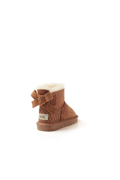 UGG KIDS BAILEY BOW CORDAROY BOOT OZuggwear