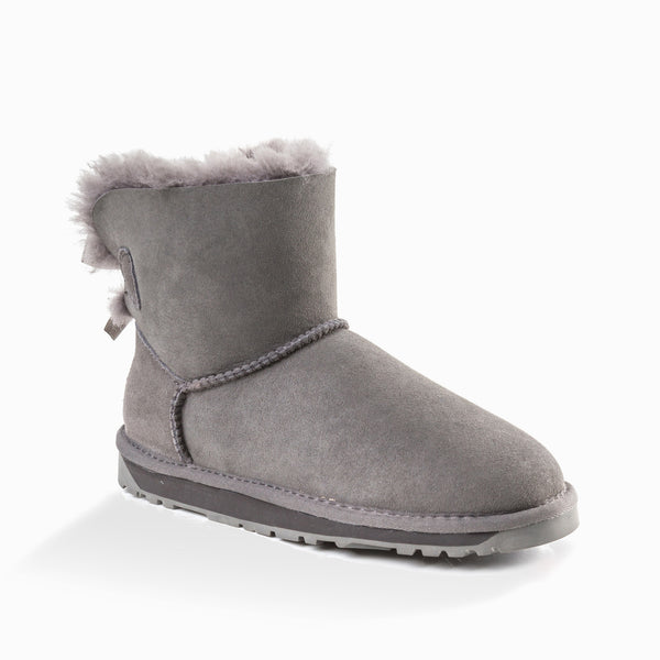 Uggs with online bow in front