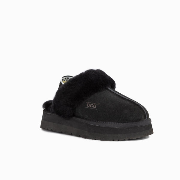 【値下げ】UGG SUPER FLUFF SLIPPER ブラック UGG- Women's Super Fluff Slipper Black – GABRIEL CHAUSSURES