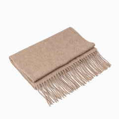 CASHMERE AND WOOL SCARF - CARIBOU