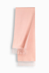 CASHMERE AND WOOL SCARF - DUSTY PINK