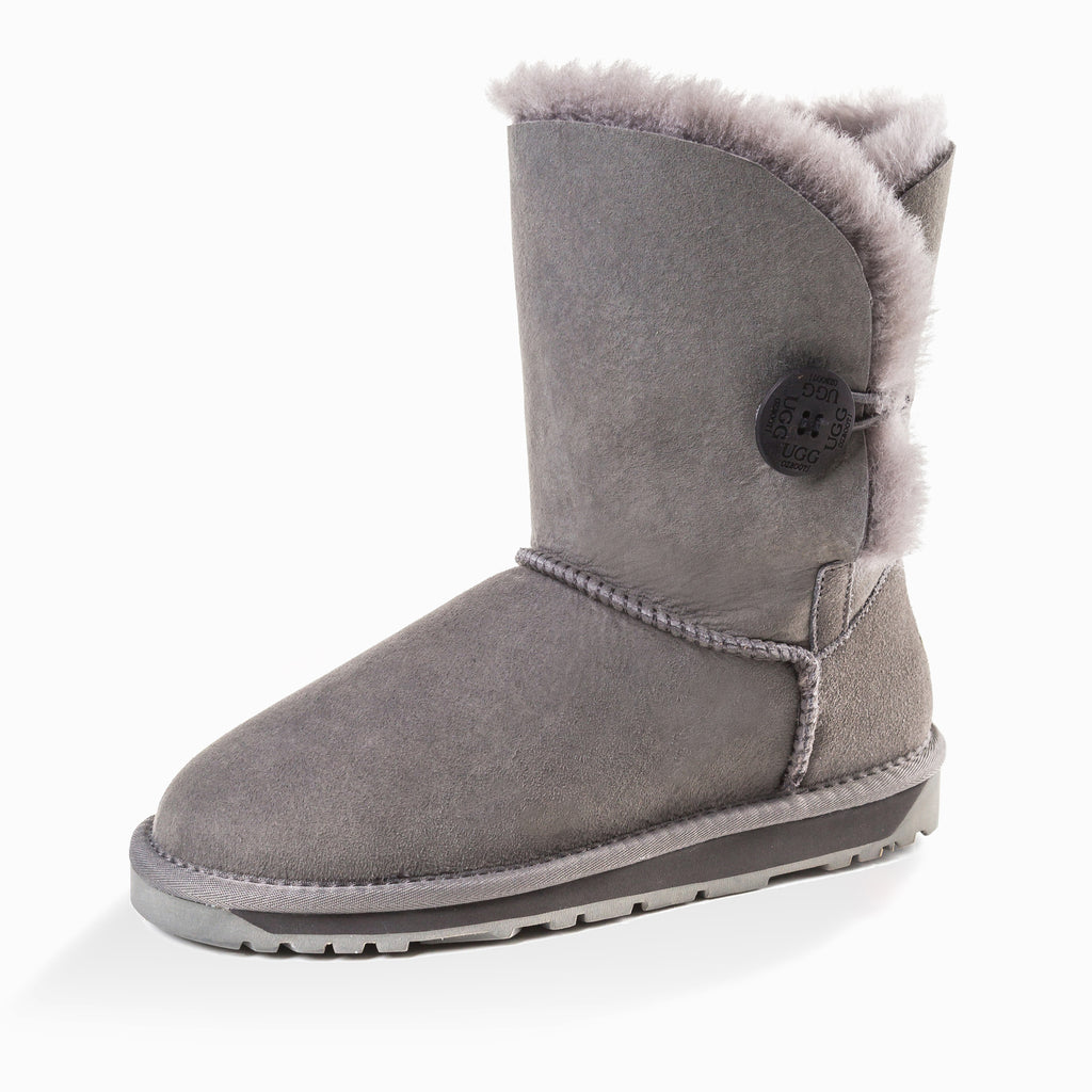 Gray uggs with buttons online