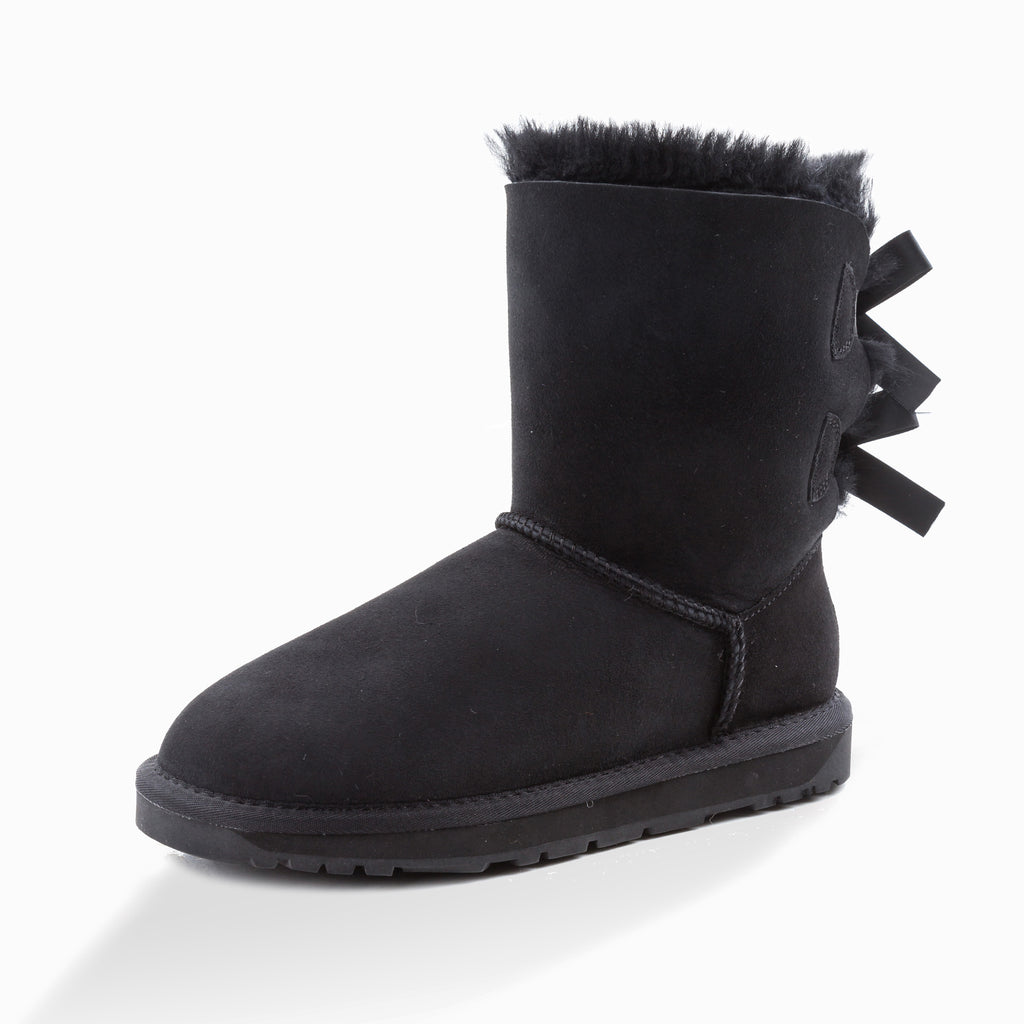 Bailey bow black ugg boots 2025