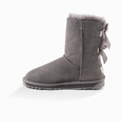 'NEW GENERATION' UGG LADIES CLASSIC BAILEY BOW BOOTS 2 RIBBON BOOT