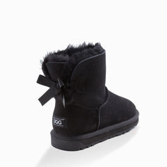 'NEW GENERATION' UGG LADIES CLASSIC MINI BAILEY BOW BOOTS 1 RIBBON BOOT