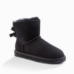 'NEW GENERATION' UGG LADIES CLASSIC MINI BAILEY BOW BOOTS 1 RIBBON BOOT