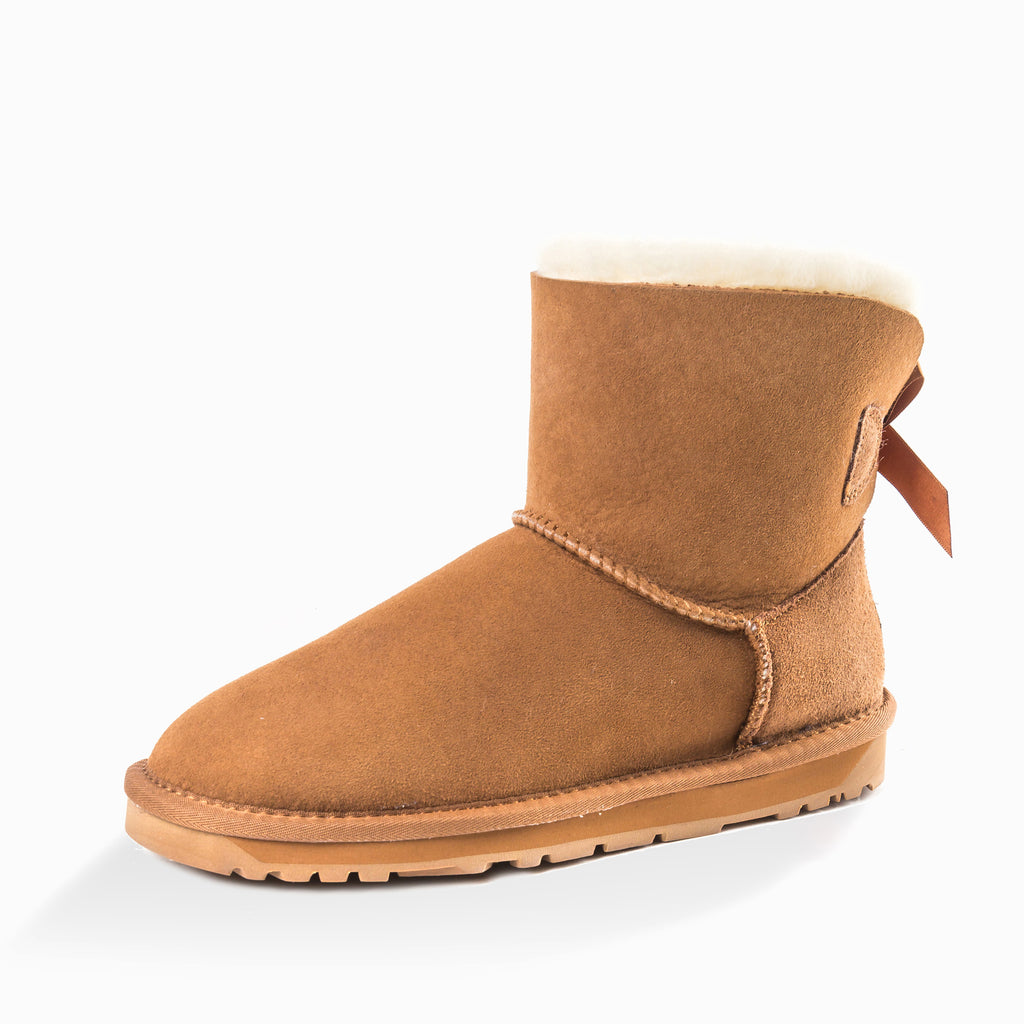 Uggs with bows on the side 2025