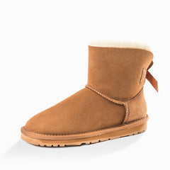 'NEW GENERATION' UGG LADIES CLASSIC MINI BAILEY BOW BOOTS 1 RIBBON BOOT