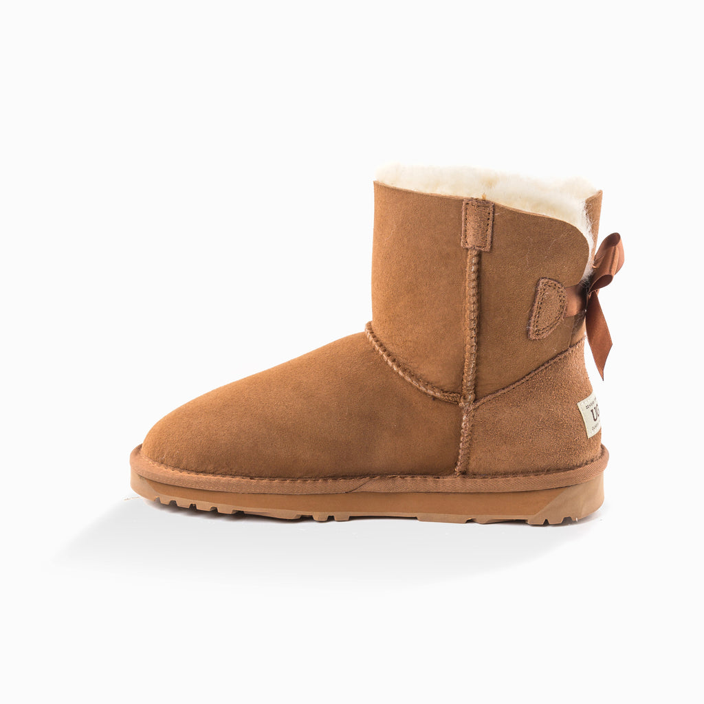 NEW GENERATION UGG LADIES CLASSIC MINI BAILEY BOW BOOTS 1 RIBBON BOO OZuggwear