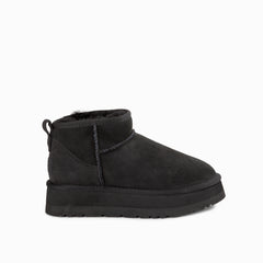 'NEW GENERATION' UGG CLASSIC PLATFORM ULTRA MINI BOOTS (WATER RESISTANT)