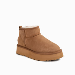 'NEW GENERATION' UGG CLASSIC PLATFORM ULTRA MINI BOOTS (WATER RESISTANT)