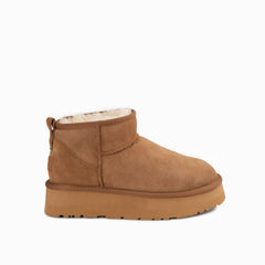 'NEW GENERATION' UGG CLASSIC PLATFORM ULTRA MINI BOOTS (WATER RESISTANT)