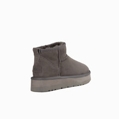 'NEW GENERATION' UGG CLASSIC PLATFORM ULTRA MINI BOOTS (WATER RESISTANT)