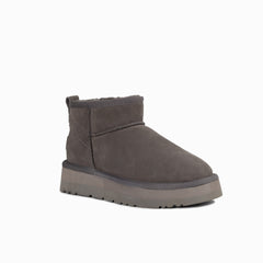 'NEW GENERATION' UGG CLASSIC PLATFORM ULTRA MINI BOOTS (WATER RESISTANT)