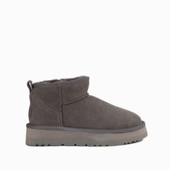 'NEW GENERATION' UGG CLASSIC PLATFORM ULTRA MINI BOOTS (WATER RESISTANT)