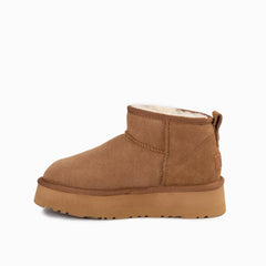 'NEW GENERATION' UGG CLASSIC PLATFORM ULTRA MINI BOOTS (WATER RESISTANT)