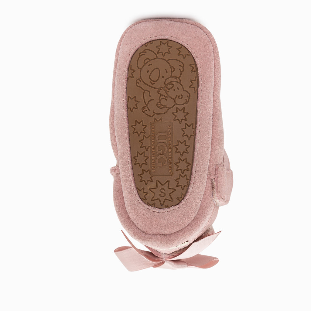 Baby uggs with pink bow outlet