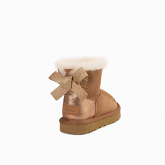 UGG KIDS BAILEY BOW (GLITZ) BOOTS