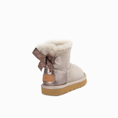 UGG KIDS BAILEY BOW (GLITZ) BOOTS