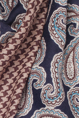 100% MERINO WOOL SCARF - MING BLUE